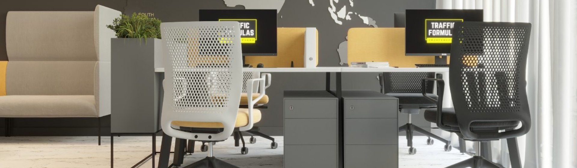 Дизайн офиса в стиле минимализм
